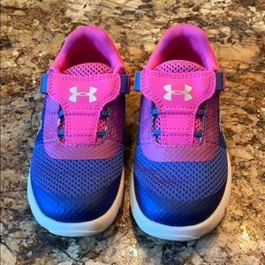 Under Armour Girls Surge Prism Sneaker Sz 10